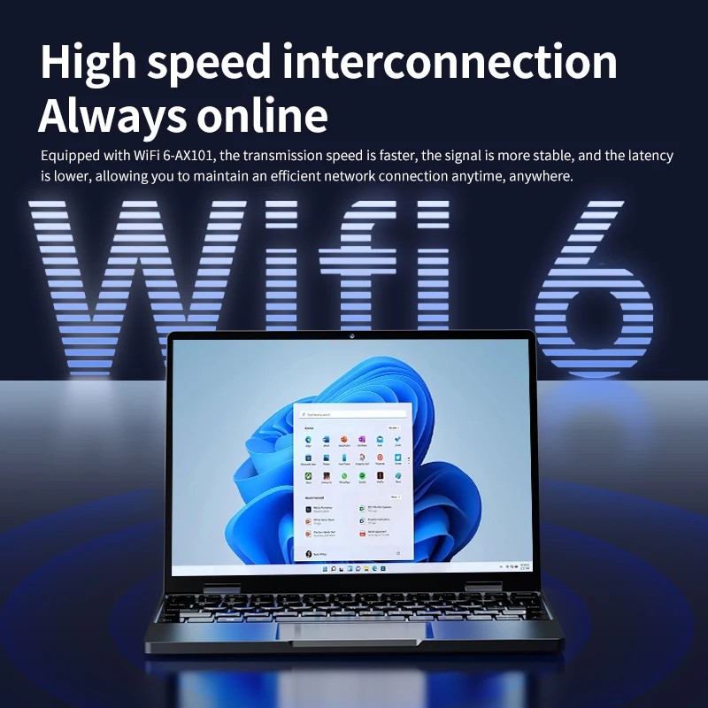 Zwide Mini Laptop Tablet 2-in-1 10.5-inch lntelN150 (up to) 3.6GHz) Windows 11 Laptops - Image 6