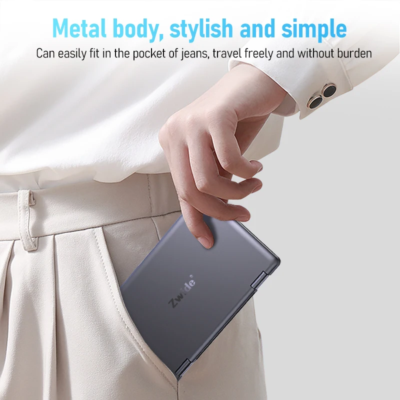 Zwide Mini Laptop 8-Inch 2-in-1 Portable Business Travel Office High Performance Compact Stock Trading Laptop - Image 3