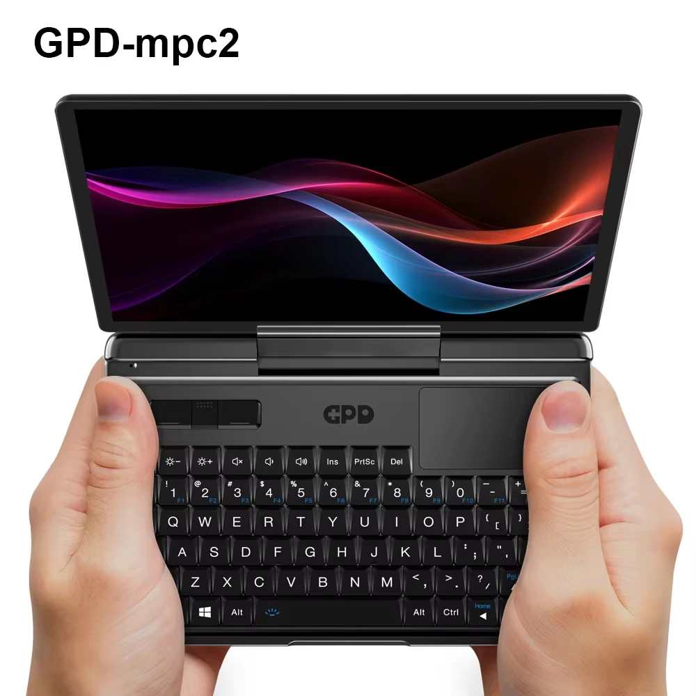 New 7-inch Screen Mini Laptop GPD MicroPC 2 Intel® Core™ i3-N300 16GB/512GB Portable Laptop Computer Notebook Windows 11